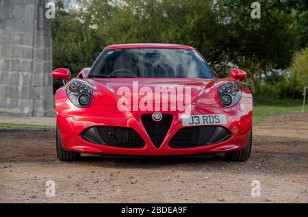 Alfa Romeo 8C Competizione beim Brooklands Motorsport Day Stockfoto