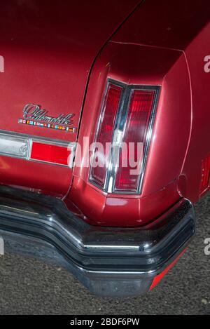 1975 Oldsmobile Cutlass 'Salon' klassische amerikanische Limousine/Coupé Stockfoto