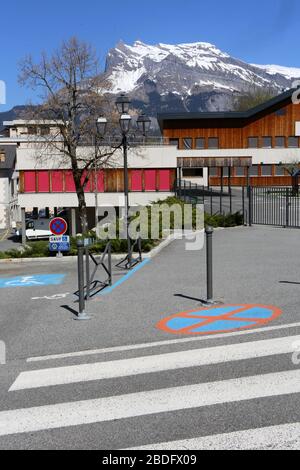 Etablissement scolaire Marie Paradis. Saint-Gervais-les-Bains. Haute-Savoie. Frankreich. Stockfoto