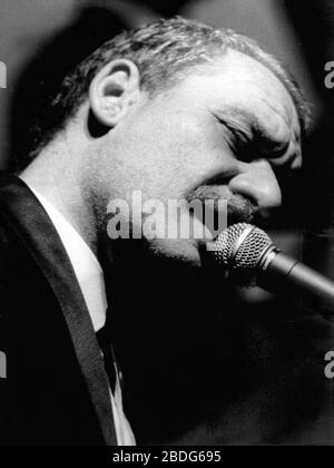 Italienische Sänger Paolo Conte führt in Lyon, Frankreich Stockfoto