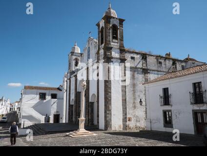 Historisches Dorf Monsaraz in Portugals Alentejo Region Stockfoto