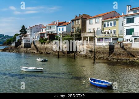 Redes Dorf in Galicien, Spanien Stockfoto