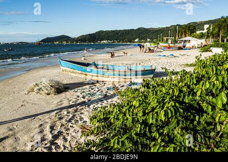 Cachoeira do Bom Jesus Strand. Florianopolis, Santa Catarina, Brasilien. Stockfoto