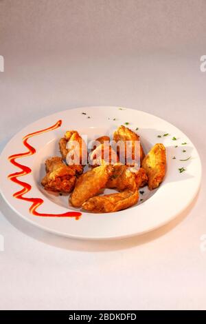 Hähnchenflügel platter, von James D Coppinger/Dembinsky Photo Assoc Stockfoto