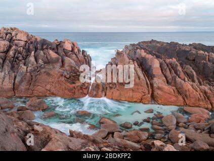 Wyadup Spa, natürlicher Pool, Westaustralien Stockfoto