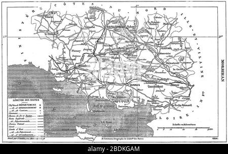 Géographie illustriée de la France et de ses colonies 130. Stockfoto