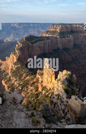 Landcape Fotos von Sonnenaufgang am Cape Royal, Nordrand des Grand Canyon National Park Stockfoto