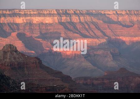 Landcape Fotos von Sonnenaufgang am Cape Royal, Nordrand des Grand Canyon National Park Stockfoto