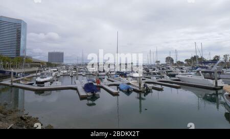 Embarcadero Marina in San Diego - KALIFORNIEN, USA - 18. MÄRZ 2019 Stockfoto