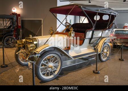 1907 Ford Model K Tourer auf der Bill Richardson's Transport World in Invercargill, Neuseeland. Stockfoto