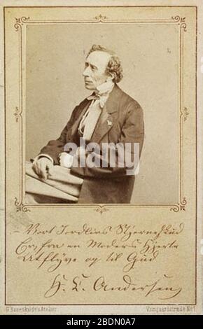 Hans Christian Andersen von Georg Rosenkilde 1. Stockfoto