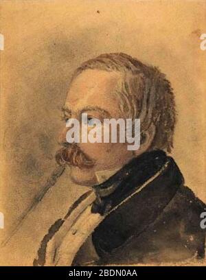 Hans Christian Hansen 1803-1883 wahrscheinlich von Theophilus Hansen. Stockfoto