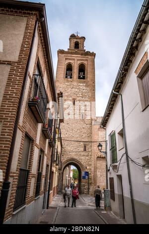 Kirche Santa María la Mayor in Arévalo, Kastile und León, Spanien Stockfoto