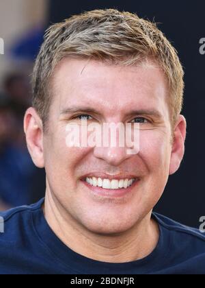 Hollywood, Vereinigte Staaten. April 2020. (DATEI) Todd Chrisley testet positiv für Coronavirus COVID-19. Todd Christley eröffnet nach einem Krankenhausaufenthalt seine Diagnose Coronavirus. HOLLYWOOD, LOS ANGELES, KALIFORNIEN, USA - 9. JULI: Todd Chrisley kommt am 9. Juli 2016 in Hollywood, Los Angeles, Kalifornien, USA zur Premiere von Sony Pictures 'Ghostbusters' im TCL Chinese Theatre IMAX. (Foto von Xavier Collin/Image Press Agency) Credit: Image Press Agency/Alamy Live News Stockfoto