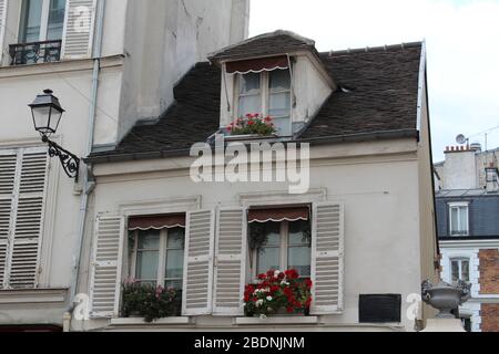 Sacre Coeur und Montmartre, Paris Frankreich Stockfoto