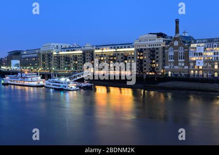 Butlers Wharf, Shad Thames, Bermondsey, London, Vereinigtes Königreich Stockfoto