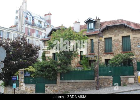 Sacre Coeur und Montmartre, Paris Frankreich Stockfoto