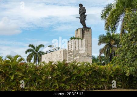 SANTA CLARA, KUBA - 19. DEZEMBER 2019: Che Guevara Monument, Plaza de la Revolution, Santa Clara, Kuba. Stockfoto