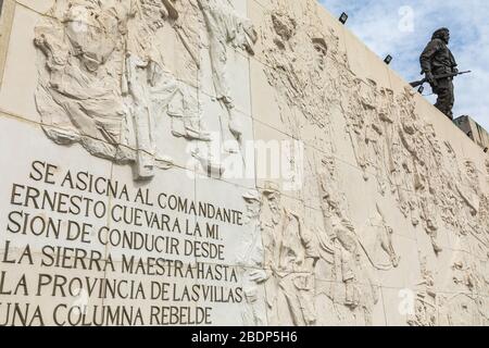 SANTA CLARA, KUBA - 19. DEZEMBER 2019: Che Guevara Monument, Plaza de la Revolution, Santa Clara, Kuba. Stockfoto