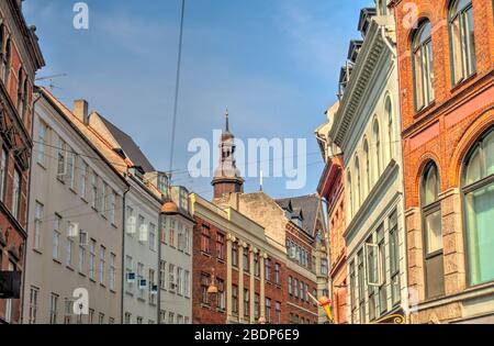 Kopenhagener Stadtbild, HDR-Bild Stockfoto