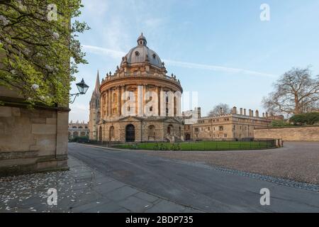 Die Radcliffe Kamera, Teil der Bodleain Bibliothek, in Radcliffe Square, Oxford Stockfoto