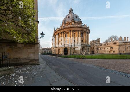 Die Radcliffe Kamera, Teil der Bodleain Bibliothek, in Radcliffe Square, Oxford Stockfoto