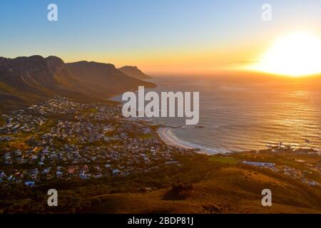 Blick vom Lion's Head Stockfoto