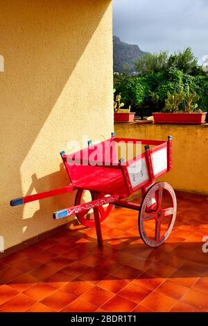 Im Museum des verzauberten Schlosses (castello incantato) September 18 2019 Sciacca Sizilien Stockfoto