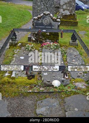 Rob Roy's Grave, Balquhidder Church, Stirling, Highlands, Schottland Stockfoto