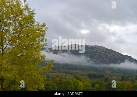 Herbstlandschaft um Balquhidder, Highlands, Schottland Stockfoto