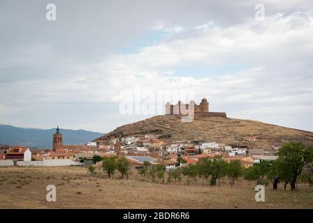 Castillo de La Calahorra, Burg Calahorra in der Stadt La Calahorra in Granada, Spanien Stockfoto