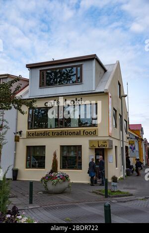 Cafe Loki in Reykjavik, Island Stockfoto
