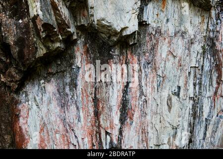 North Wales Felsen bei Lyn Idwal, Großbritannien Stockfoto