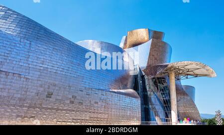 Museo Guggenheim. Bilbao. Vizcaya. País Vasco. España Stockfoto