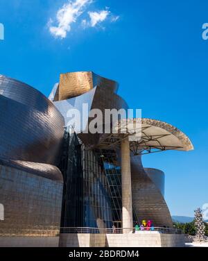 Museo Guggenheim. Bilbao. Vizcaya. País Vasco. España Stockfoto