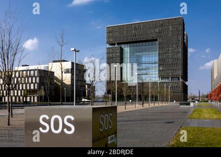 Hauptsitz der thyssenkrupp AG. Stockfoto