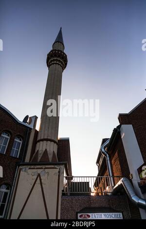 Fatih Moschee der türkischen Gemeinde Katernberg in Essen Stockfoto