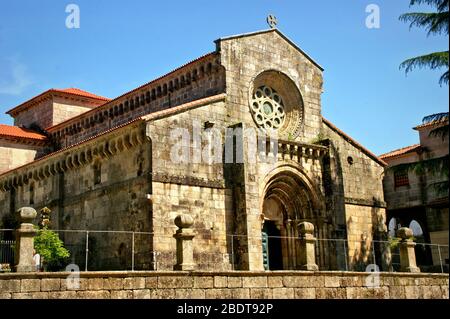 Romanisches Kloster von Paco de Sousa in Penafiel, Portugal Stockfoto