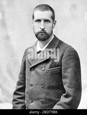 ALEXANDRE YERSIN (1863-1943) Franci-Schweizer Arzt und Bakteriologe, Mitentdecker der Pest Bacillus Stockfoto