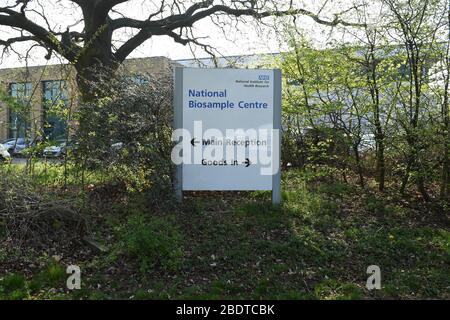 National Biosample Centre NHS MK Stockfoto