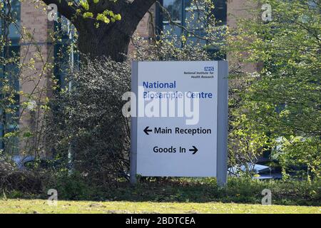 National Biosample Centre NHS MK Stockfoto