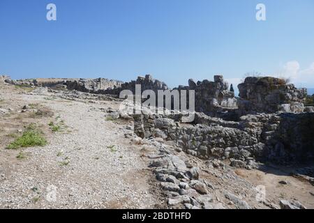 Archäologische Stätte Von Tiryns Stockfoto