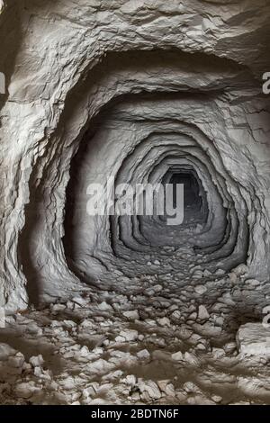 Verlassene Minenschächte in der kalifornischen Wüste Stockfoto