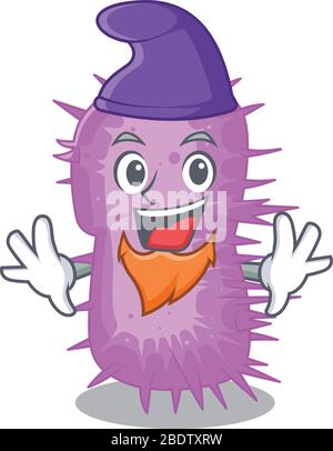 Niedliches Bild von acinetobacter baumannii im Elf Cartoon Design Stock Vektor
