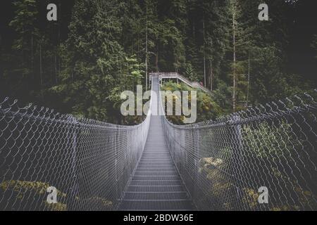 Elk Falls Provincial Park und Schutzgebiet auf Vancouver Island in Kanada Stockfoto