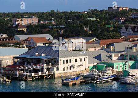 Hafen, Nassau, New Providence Island, Bahamas Stockfoto