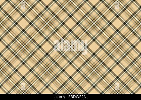 Tartan Schottland nahtlose karierte Muster Vektor. Retro Hintergrund Stoff. Vintage Farben prüfen Square geometrische Textur für Textildruck, Geschenkpapier Stock Vektor