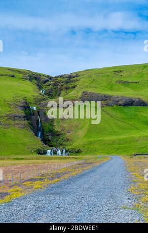 Gluggafoss oder Merkjárfoss, Südregion, Island Stockfoto