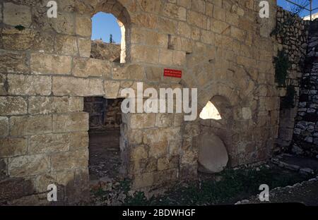 St. Anne Kirche, eine Kreuzritterkirche aus dem 12. Jahrhundert am Pool von Bethesda, Jerusalem, Israel Stockfoto