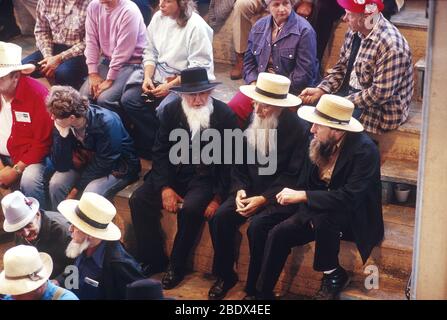 Amish Männer Stockfoto